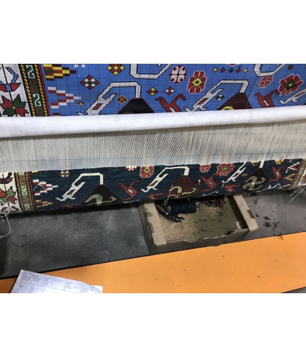 Rug with a Swastika Design