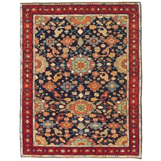 Palmettes and Flowers Lattice Rug - ART00594