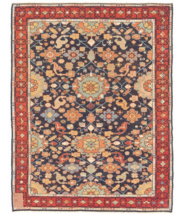 Palmettes and Flowers Lattice Rug - ART00594 Palmettes and Flowers Lattice Rug - ART00594