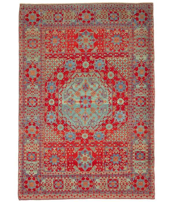 Mamluk Rug with Ra's Eye Design - Ararat Rugs - ART00695
