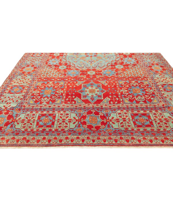 Mamluk Rug with Ra's Eye Design - Ararat Rugs - ART00695