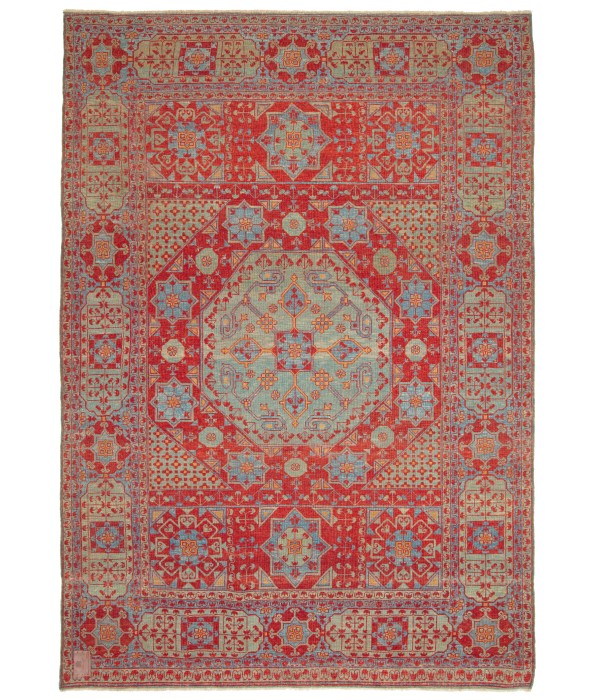 Mamluk Rug with Ra's Eye Design - Ararat Rugs - ART00695