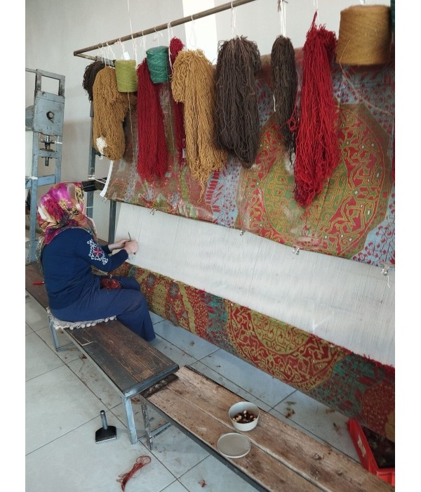 Exquisite Oversized Mamluk Rug - ART00743 Exquisite Oversized Mamluk Rug - ART00743