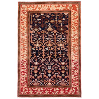 Kuba Rug with Ascending Palmettes and Flowers - ART00747
