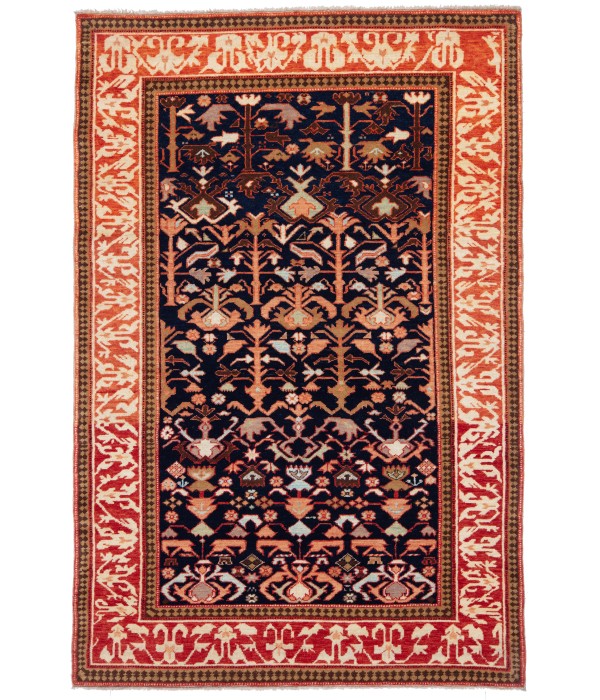 Kuba Rug with Ascending Palmettes and Flowers - ART00747