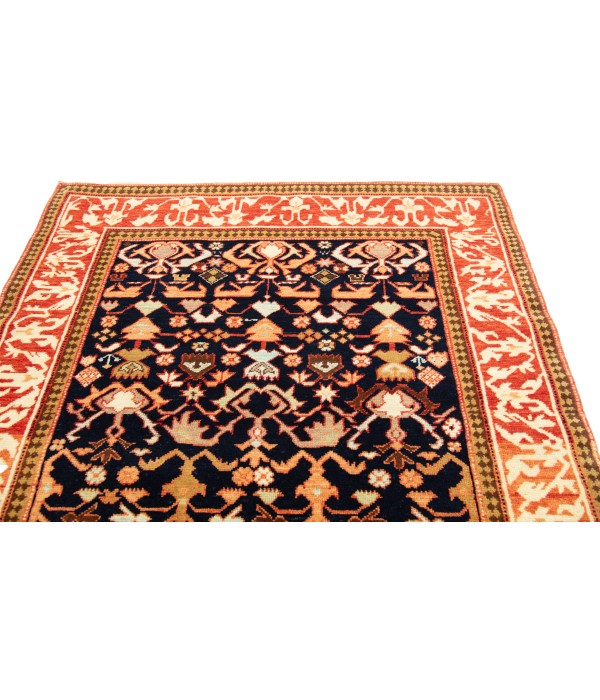 Kuba Rug with Ascending Palmettes and Flowers - ART00747