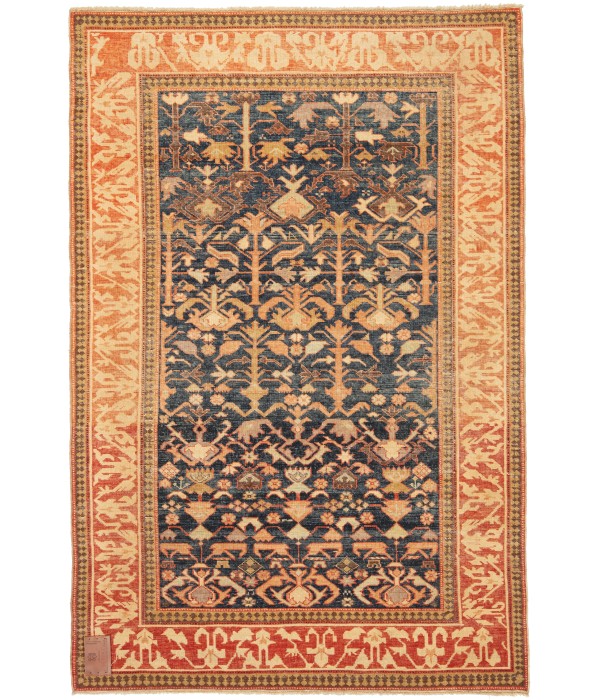 Kuba Rug with Ascending Palmettes and Flowers - ART00747