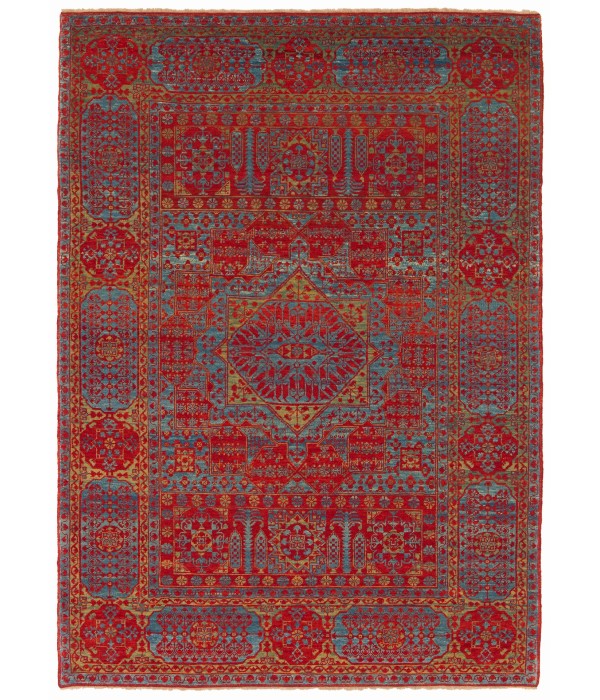 Mamluk Rug with Palm Trees and Cypresses Mamluk Rug with Palm Trees and Cypresses
