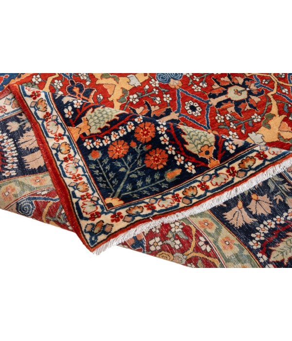 Kerman Vase Technique Arabesque Carpet