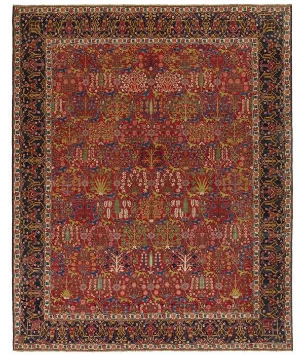 Safavid Kirman Vase-Technique Carpet Safavid Kirman Vase-Technique Carpet