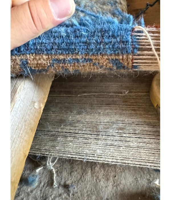 Mamluk Carpet with All-Over Leaf Lattice