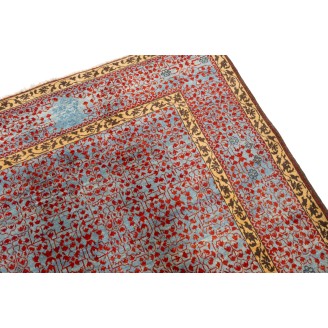 Mamluk Carpet with All-Over Leaf Lattice