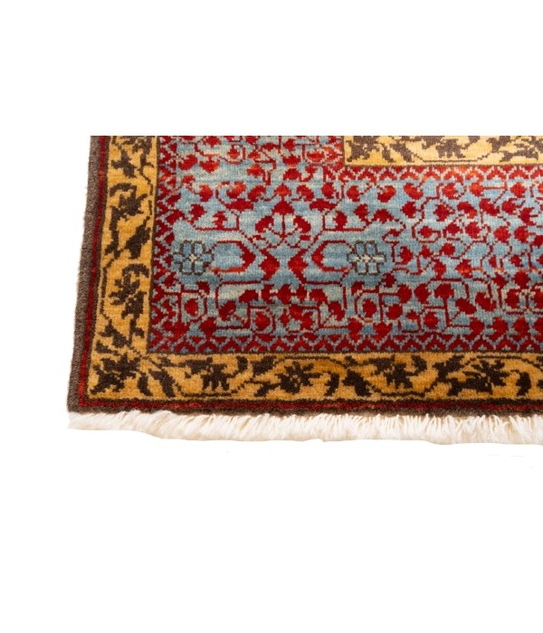 Mamluk Carpet with All-Over Leaf Lattice