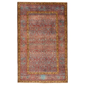 Mamluk Carpet with All-Over Leaf Lattice