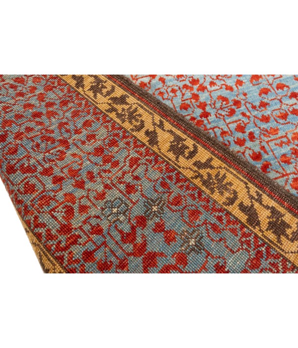 Mamluk Carpet with All-Over Leaf Lattice