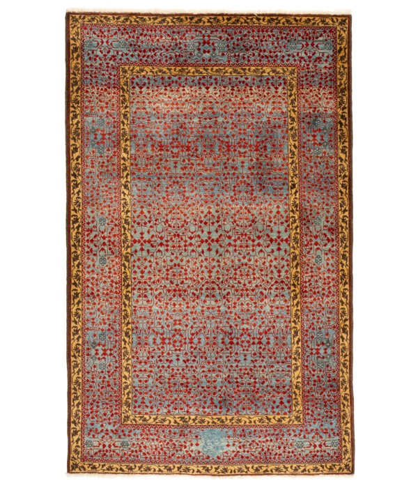 Mamluk Carpet with All-Over Leaf Lattice